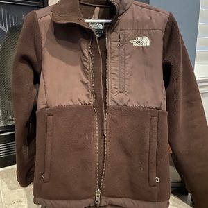 Brown North Face jacket